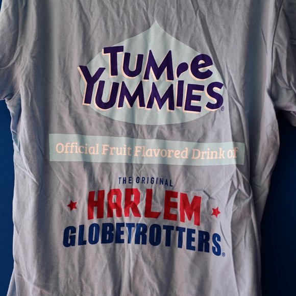 Harlem Globetrotters Baby Blue T-Shirt - Picture 1 of 5